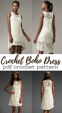 the crochet boho dress pattern is easy to sew and can be used for