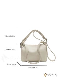 BirdinBag - Stylish & Spacious Crossbody Bag with Ample Storage Daily Use Crossbody Bag With Detachable Strap, Chic Duffle Bag With Adjustable Strap, Versatile Crossbody Bag For Daily Use, Crossbody Shoulder Bag With Zipper Closure, Solid Color Crossbody Shoulder Bag With Removable Pouch, Versatile Satchel Bag With Adjustable Strap, Solid Color Box Bag With Removable Pouch, Daily Use Crossbody Flap Bag With Zipper, Daily Use Crossbody Flap Bag With Zipper Closure