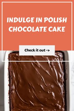 Murzynek is a classic Polish chocolate cake that’s moist, rich, and perfect for family gatherings. Whether you’re new to Polish desserts or just looking for an easy-to-make chocolate cake, this Murzynek recipe will bring a touch of Polish tradition to your kitchen.