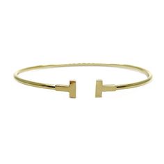 Tiffany T Narrow Wire Bangle Gold Tiffany T, Jewelry Tiffany, Bangle Gold, Wire Bangles, Tiffany Jewelry, Gold Bangles, Womens Jewelry Necklace, Gold Color, Limited Time