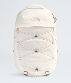 The Women’s Borealis Backpack is now available in a Luxe version, that has premium metallic accents. With its iconic bungee cord system, women-specific FLEXVENT™ suspension system and large interior compartment, you can keep your items secure, inside and out. This go-anywhere pack also features a stand-up design, sternum strap, removable waist belt and protective laptop compartment. Bags & Gear Women's Backpacks [North Face, Northface, thenorthface, the northface, TNF, tnf] Cute Backpacks For School, North Face Jester, North Face Bag, Bungee Cords, Cute Backpacks, Pink Backpack, North Face Backpack, Athletic Outfits, North Face Women