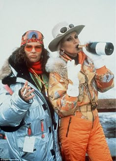 Hit role: Jennifer starred in the hit comedy Absolutely Fabulous alongside Joanna Lumley Patsy And Eddie, Patsy And Edina, Apres Ski Outfit, After Ski, Patsy Stone, Jennifer Saunders, Apres Ski Outfits, Apres Ski Style