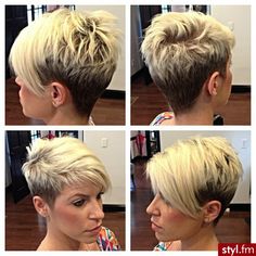 All sizes | b2c5 | Flickr - Photo Sharing! Kort Bob, Super Short Haircuts, Women Haircuts, Super Women, Super Short Hair, Haircuts Short, Funky Hairstyles