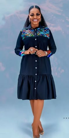 African Shirt Dress, Casual Gowns, Classy Short Dresses, Corporate Dress