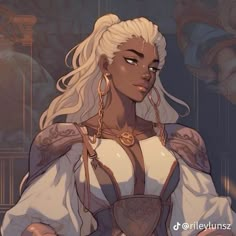 Dnd Art, Wow Art, Black Anime, Afro Art, Cute Art Styles, Female Character Design, Dnd Characters