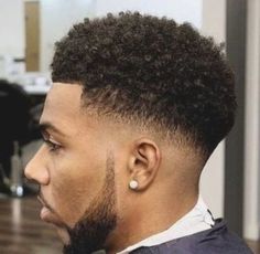 Low Taper Haircut, Fade Haircut Curly Hair, Fade Haircut Styles, Curly Hair Fade