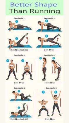 a poster showing how to do an exercise