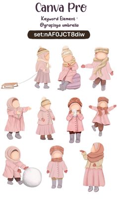 an image of children in winter clothes