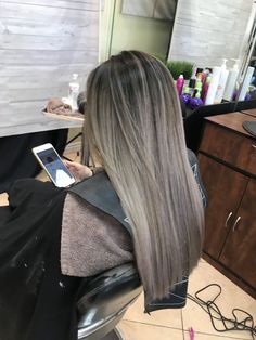 Ash Blond On Black Hair, Cool Toned Blonde Hair Asian, Ash Toned Hair, Asian Hair Dye Ideas Colour, Ash Blonde Balayage Straight Hair, Asian With Blonde Balayage, Icy Balayage Brunettes, Balayage Hair Cool Tone, Asian Ash Blonde Hair