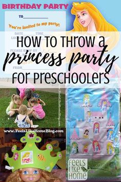 how to throw a princess party for preschoolers with free printables and instructions