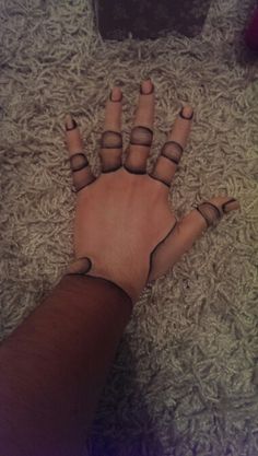 Marionette Tattoo, Fnaf Costume, Fnaf Crafts, Fnaf Cosplay, Hand Makeup, Sharpie Tattoos, Pen Tattoo, Hand Doodles, Broken Doll