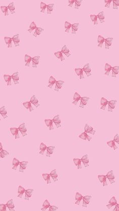 pink bows on a light pink background for wallpaper or wrapping paper that looks like something out of candy