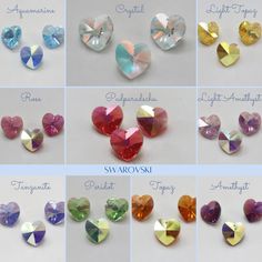 many different types of heart shaped diamonds