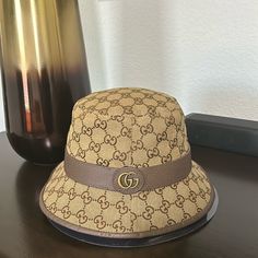 Authentic Gucci, Gg Canvas, Bucket Hat. Gucci Accessories, Bucket Hat, Accessories Hats, Women Accessories, Gucci, Hats, Canvas, Women Shopping, Color