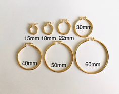 18K GOLD FILLED HOOP EARRINGS 3mm Thick Plain Hoops Gold Filled Hoops, Hoop Earrings Gold, Pompano Beach, Earrings Hoop, Blue Evil Eye, Jewelry Earrings Hoops, Earrings Gold, Gold Filled, 18k Gold