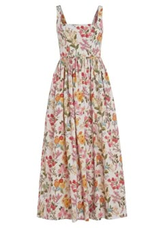 Floral Outfit Aesthetic, Crafts Table, Ankle Length Skirt, Scoop Neck Dress, Skirts With Pockets, Local Artists, Dream Clothes, Look Chic, Invisible Zipper