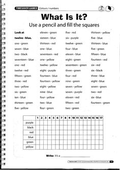 a printable worksheet with words and pictures on it