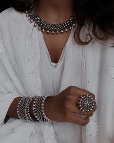 Navratri Jewellery, Jewellery Shoot, Oxidized Jewellery, Navratri Collection, Silver Jewelry Accessories, Antique Jewellery Designs, Antique Silver Jewelry, Bridal Accessories Jewelry