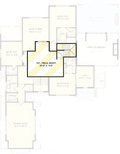 the first floor plan for this home