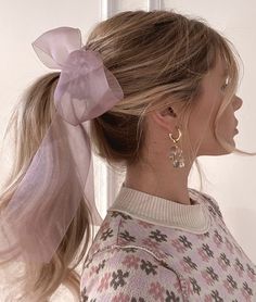 Dream Hair, Pink Princess, Pink Bow, Pretty Hairstyles, Hair Looks, Hair Goals, Pink Girl