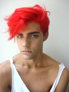 hair style for men Dark Red Hair Dye, Red Hair Men, Dyed Hair Men, Dyed Red Hair, Dark Red Hair, Bright Red Hair, Super Hair