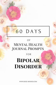 60 Days of Mental Health Journal Prompts for Bipolar Disorder Health Journal Prompts, Psychology Major, Stomach Ulcers, Mental Health Therapy, Mental Health Advocate, Keeping A Journal, Health Journal, Mental Health Support, Find Peace