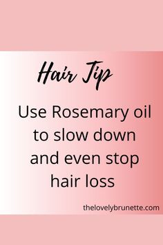 Is your hair constantly falling out? Have you tried different hair loss products with no luck? Rosemary oil has been proven to stop hair loss, so give it a try. Check out exactly how to use rosemary essential oil for hair loss. #HairLoss #Rosemary #RosemaryEssentailOil #HairGrowth Rosemary Essential Oil For Hair, Essential Oil For Hair, Rosemary For Hair, Diy Hair Hacks, Skincare Recommendations, Growing Your Hair Out