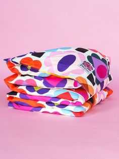 DUVET COVER Jumbo Gems - Lesley Evers-Bedding-Bedroom-Blanket Bold Duvet Cover, Neutral Sheets, Quirky Bedding, Funky Bedding, Pillows To Make, Geometric Bedding, Colorful Duvet Covers, Colorful Bedding, 100 Cotton Duvet Covers