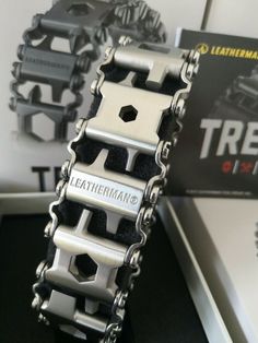 #ad Top Rated Leatherman Tread Stainless Steel Tools Wearable Bracelet Link Multi-Tool, Sporting Goods Leatherman Tread, Multi Tool, Top Rated, Defense, Fun Sports, Tools, Stainless Steel, Bracelet