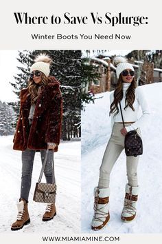 Fur Snow Boots Outfit, Trendy Winter Boots Women, Warm Boots Women Winter, Cute Snow Boots Waterproof, Styling Snow Boots, Snowday Outfit Winter, Usa Winter Outfit, How To Style Snow Boots