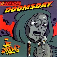 MF Doom - Operation Doomsday Mf Doom Albums, Operation Doomsday, Record Covers, Dj Music