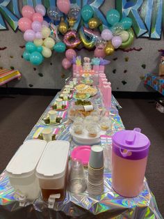 Pastel birthday aesthetic at yhe roller skating rink Roller Skating Birthday Party Aesthetic, Skate Rink Birthday Party, Roller Skating Rink Birthday Party, Roller Rink Party Ideas, Roller Skating Bday Party, Roller Skate Birthday Party Decorations, Kids Roller Skating Birthday Party, Rolling Into 10 Birthday Party, Barbie Roller Skate Party