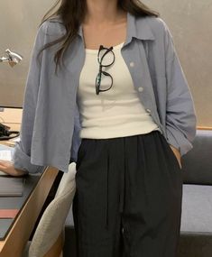 Korean Casual Outfits, Casual Day Outfits, Quick Outfits, Looks Street Style, Easy Trendy Outfits, Trend Fashion, 가을 패션, Casual Style Outfits, Lookbook Outfits