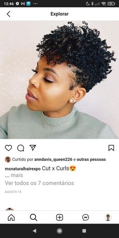 Curly Bowl Cut, Curly Hair Shaved Side, Curly Twa, Tapered Cut Natural Hair, Natural Hair 4c, Low Cut Hairstyles, Twa Hair, Tapered Natural Hair Cut, Big Chop Natural Hair