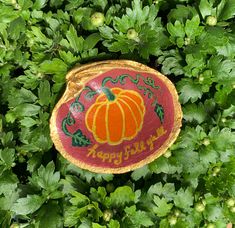 Happy Fall Y'all! 🎃 Handpainted Pumpkin Jewelry/Trinket Shell Dish Painted with Acrylic paint and sealed  Measures 3" x 2.5" Pumpkin Ring, Shell Trinket Dish, Pumpkin Jewelry, Jewelry Trinket, Happy Fall Y'all, Autumn Decor, It's Fall, Ring Dish