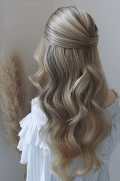 Highlight Balayage, Formal Hair, Simple Prom Hair, Haircut Styles, Wedding Hair Down, Bridal Hairstyles