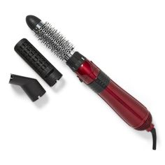 Ceramic Tourmaline Interchangeable Hot Air Brush Thick Short Hair, Brush Dryer, Beach Curls, Hot Air Brush, Hair Dryer Brush, Hair Styling Tools, Air Brush, Sally Beauty, Purple Shampoo