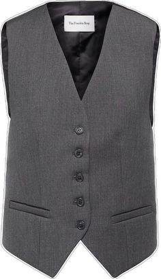 Elegant Wool Vest For Office, Business Vest With Single Button, Business Vest With Single Button Sleeveless, Business Sleeveless Vest With Single Button, Notch Lapel Suit With Vest For Work, Tailored Vest With Suit Collar For Work, Wool Vest With Notch Lapel For Work, Classic Wool Vest For Office, Classic Suits With Vest For Work