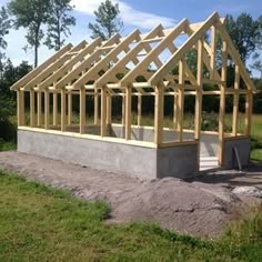 a house being built in the middle of a field