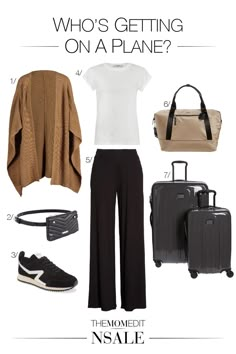 Outfit Ideas Night Out, Chic Travel Outfit, Comfortable Travel Outfit, Travel Attire, Comfy Travel Outfit, Airplane Outfits, Comfy Travel, Airport Outfits, Travel Clothing