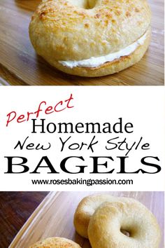 bagel_recipe_new_york_style New York Style Bagels, New York Bagels, Healthy Food Habits, Meatless Main Dishes, Healthy Diet Recipes, Homemade Granola