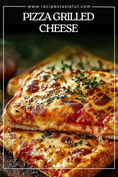 A cheesy, delicious grilled cheese sandwich with mozzarella, pepperoni, and a savory butter spread, perfect for pizza lovers. Savory Butter, Pizza Grilled Cheese, Classic Grilled Cheese, Butter Spread, Pizza Pie, Cheese Sandwich, Pizza Lovers, European Food