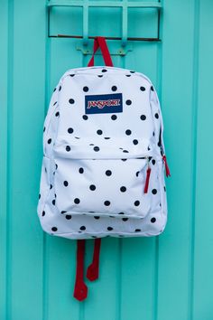 JanSport Polka Dot SuperBreak Backpack Jansport Backpacks Aesthetic, Backpacks Aesthetic, Backpack Hello Kitty, Backpacks Jansport, Aesthetic Hello Kitty