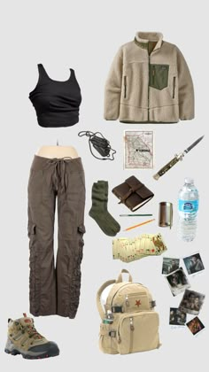 Walking Dead Clothes, Apocalypse Clothing, Apocalypse Fashion, Zombie Apocalypse Outfit, Combat Clothes, Apocalypse Aesthetic, Adventure Outfit, Fire Fits, Y2k Outfits