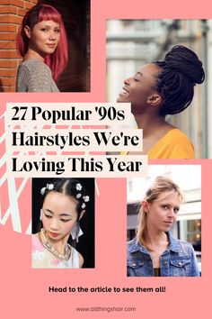 90s Hair Styles Women, 90a Hairstyles, Early 90s Hairstyles, 90s Hair Trends, 90s Hair Styles, Trendy Box Braids, 90's Hairstyles, 1990s Hair