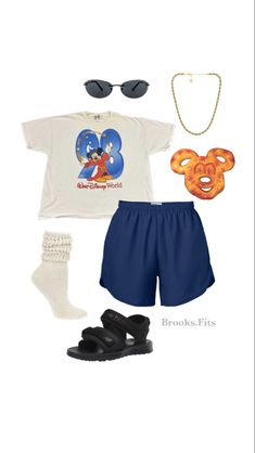 Disney Park Day Outfits, Cool Disneyland Outfits, Disney Ootd Inspired Outfits, Unique Disney Outfits, Walt Disney World Outfits Summer, Disney Ideas Outfits, Disney World Summer Outfits