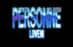 the title for personane's upcoming album is shown in blue and purple letters