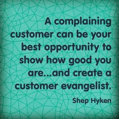 a quote from shep hyken about customer engagement