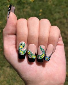 Snake Nails Stardew Valley Nails, Snake Nails, Galaxy Nail Art, Abstract Nails, Animal Nail Art, Galaxy Nails, Animal Nails, Smart Auto, Acrylic Nails Coffin Short