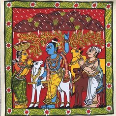 Pichwai Painting, Madhubani Paintings, Hanuman Images